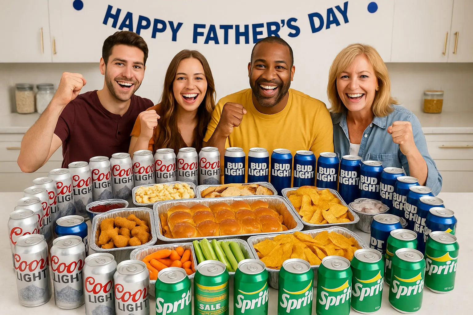 The-Ultimate-Father-s-Day-Stadium-Built-with-Foil-Containers Wholesale Foil Pans