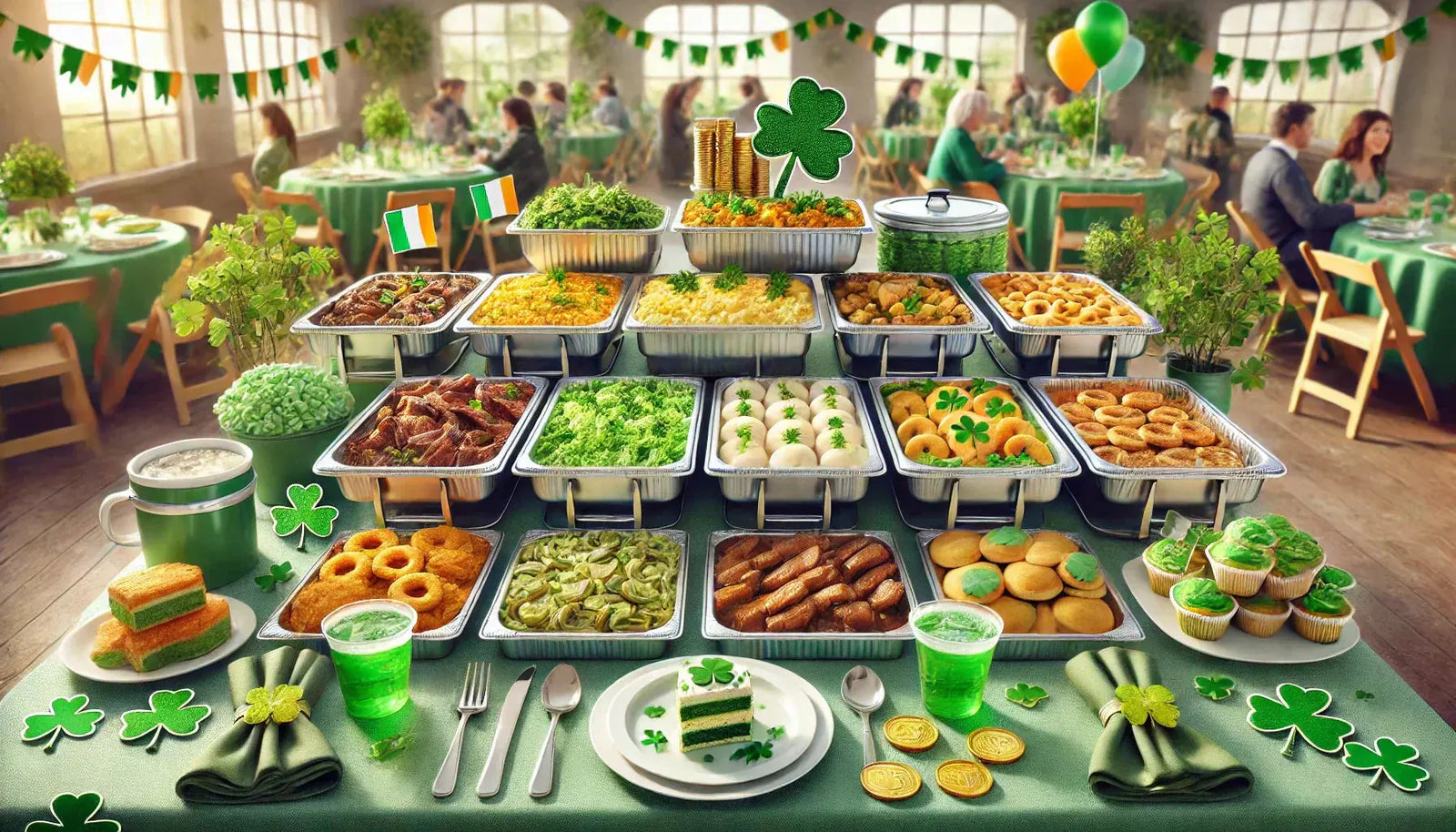 Creating-the-Ultimate-St.-Patrick-s-Day-Catering-Spread-with-Disposable-Containers Wholesale Foil Pans