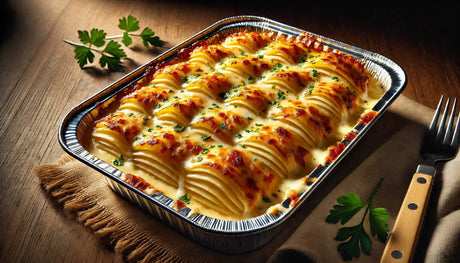 The-Best-Cheesy-Scalloped-Potato-Recipe-A-Comfort-Food-Classic Wholesale Foil Pans