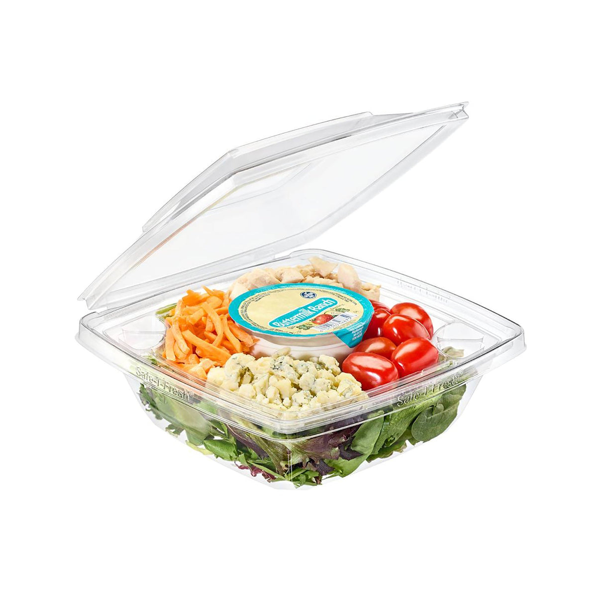 1 Compartment Tray Insert - Case of 336 - #FMT1MPW Inline Plastics