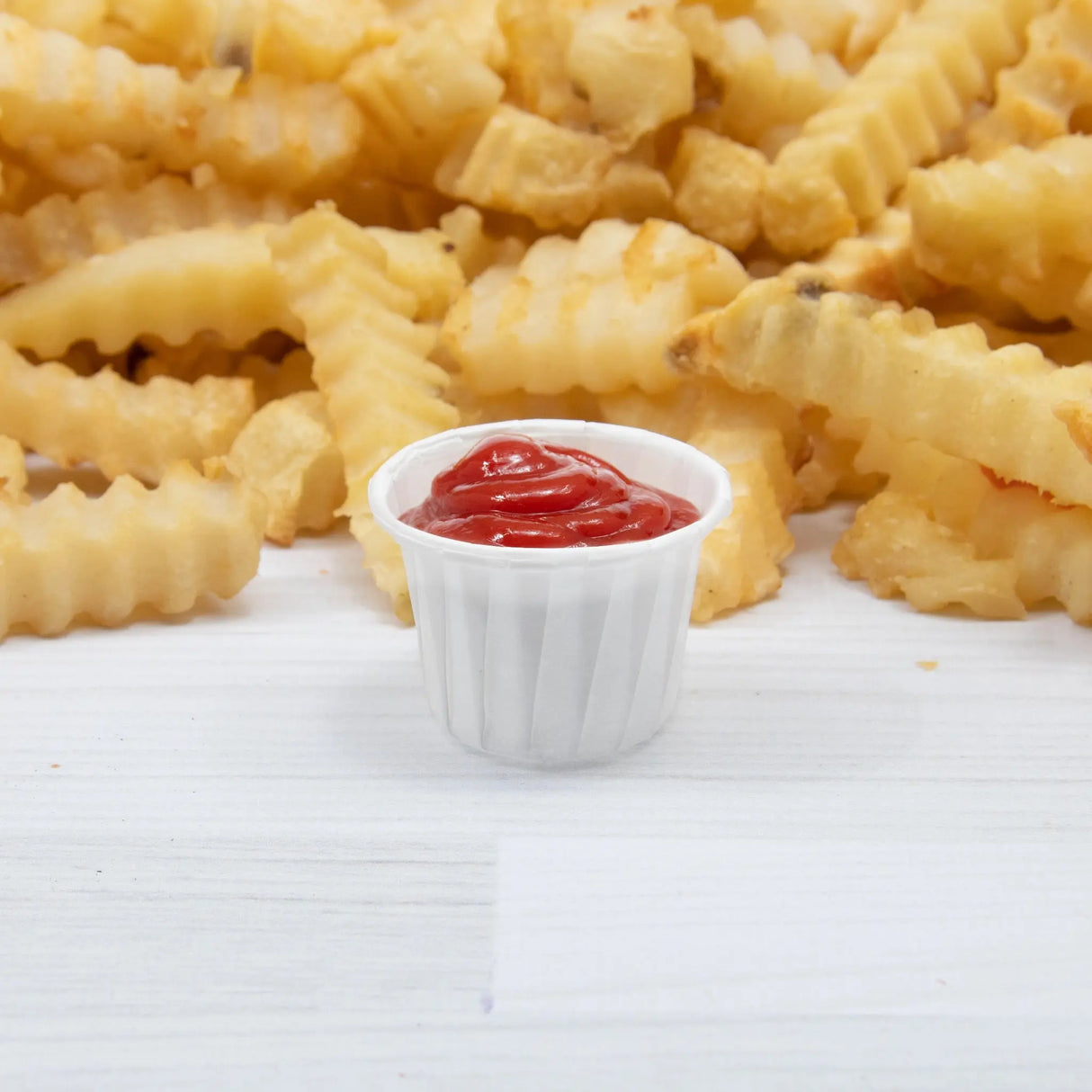 Dart ProPlanet Compostable 1 oz. White Treated Paper Soufflé Cup - Case of 5000 - #100-2050 Dart Container