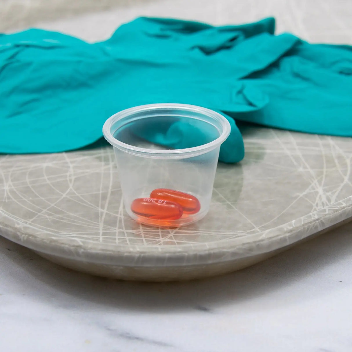 Dart 1 oz. Contact Clear PP Plastic Portion Container - Case of 2500 - #100PC Dart Container