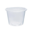 Dart 1 oz. Contact Clear PP Plastic Portion Container - Case of 2500 - #100PC Dart Container