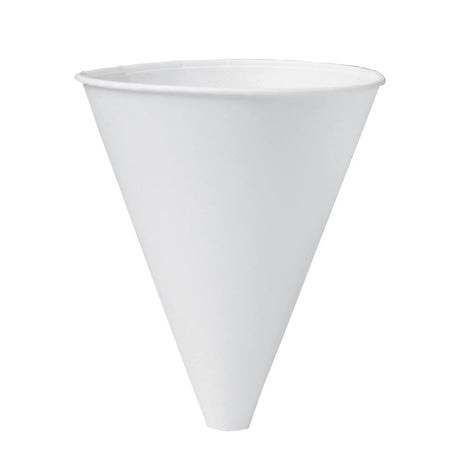 Dart ProPlanet 10 oz. White Treated Paper Funnel Cup – Case of 1000 - #10BFC-2050 Dart Container