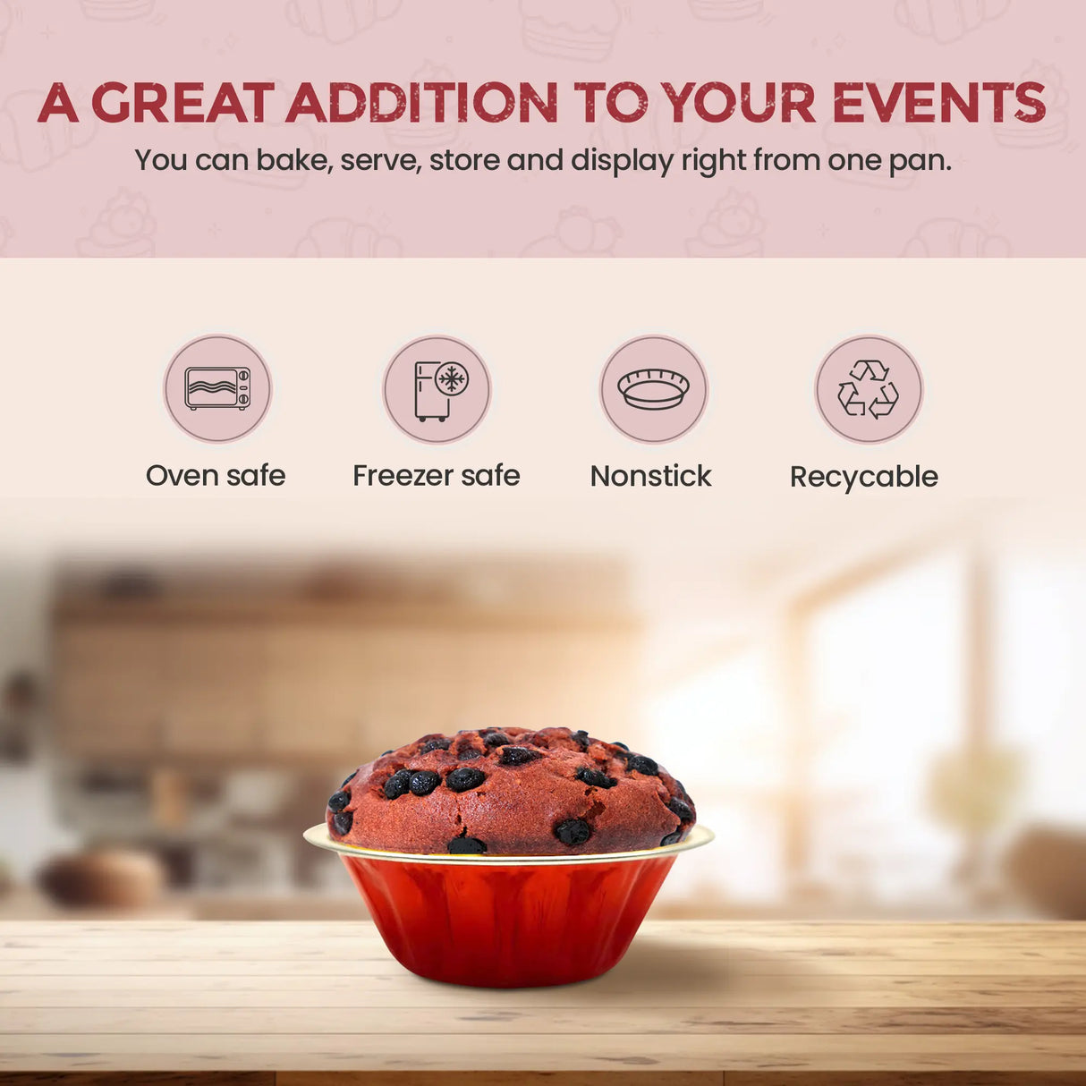 18 oz. Jumbo Disposable Aluminum Pot Pie Pan - Case of 600 -  #A57NL KitchenDance