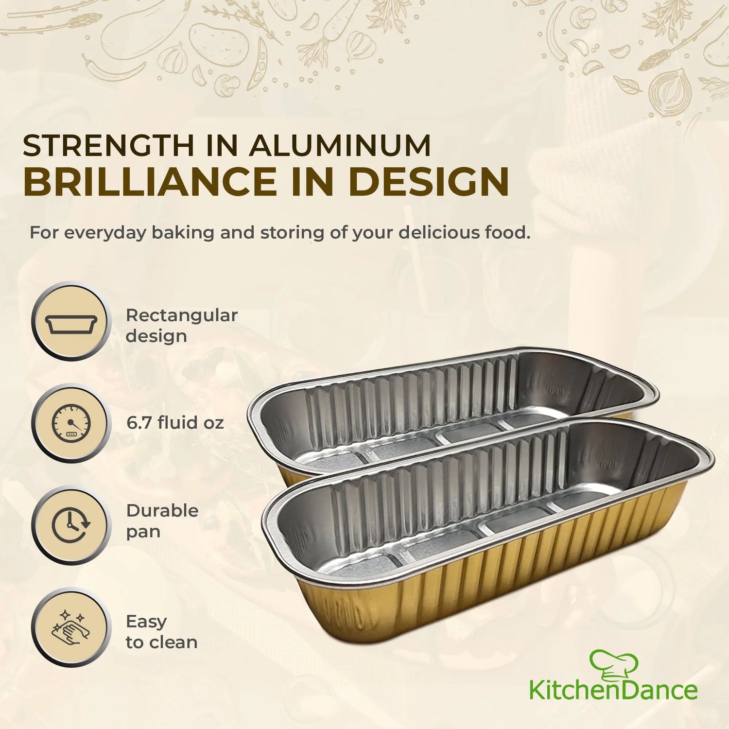 Rectangular Colored Dessert Tin - Case of 1000 - #A43NL KitchenDance