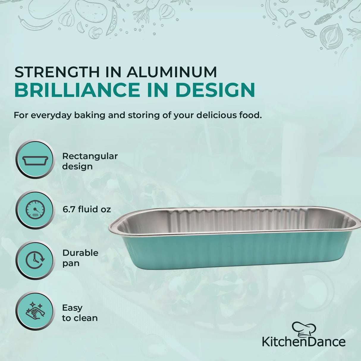 Rectangular Colored Dessert Tin - Case of 1000 - #A43NL KitchenDance