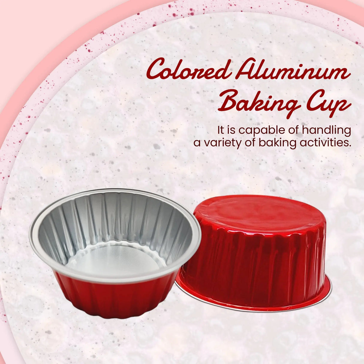 4.5 oz. Colored Aluminum Ramekin and Dessert Cup - Case of 2000- #A35NL KitchenDance