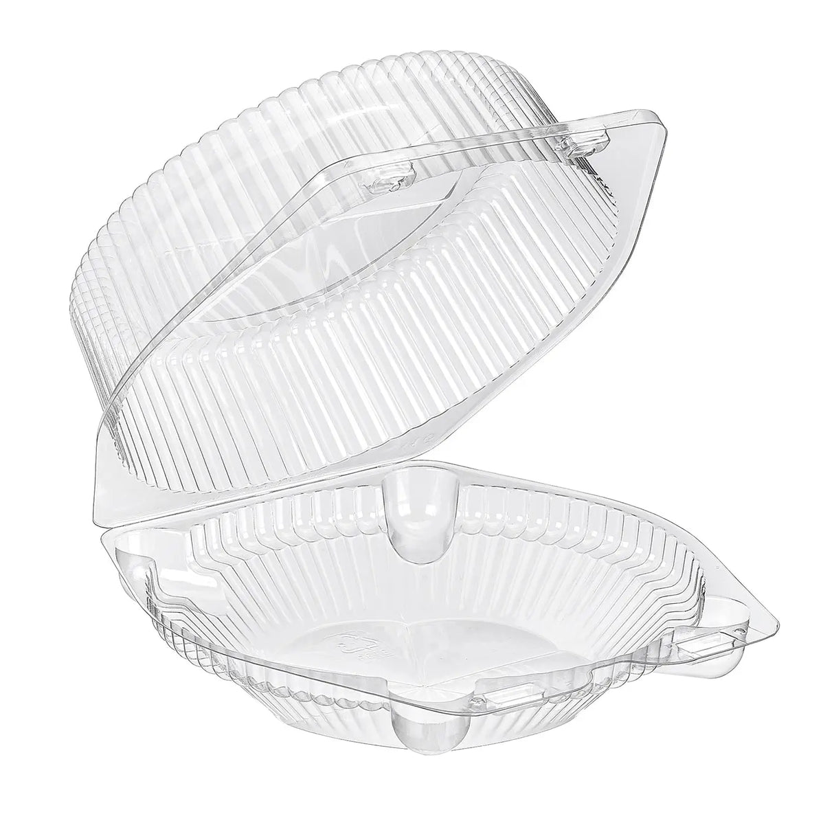 6" Plastic High Dome Clamshell Pie Container - Case of 300 #CPC116 Inline Plastics