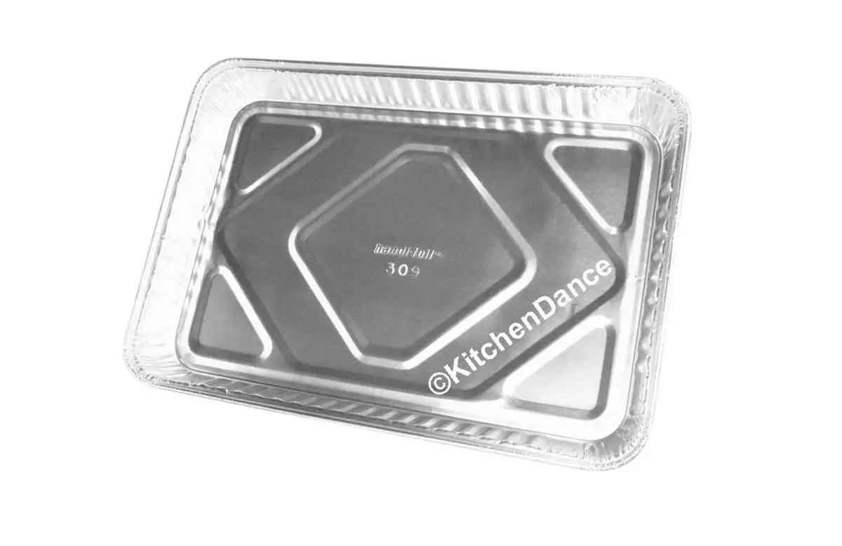 Disposable Quarter-size Foil Sheet Pan - Case of 100 - #1200NL Handi-Foil