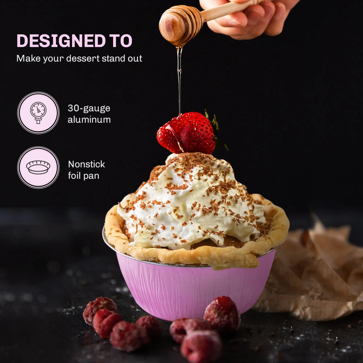 4 oz. Disposable Colored Aluminum Ramekins with Lids Case of 2000- #A50P KitchenDance