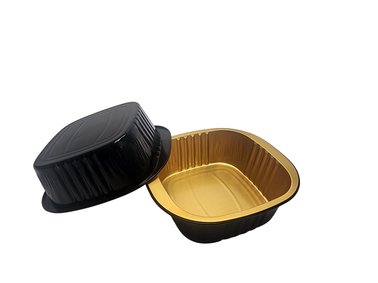 5" x 5" Heavy Aluminum Square Foil Pan - Case of 1000 - #A69NL KitchenDance