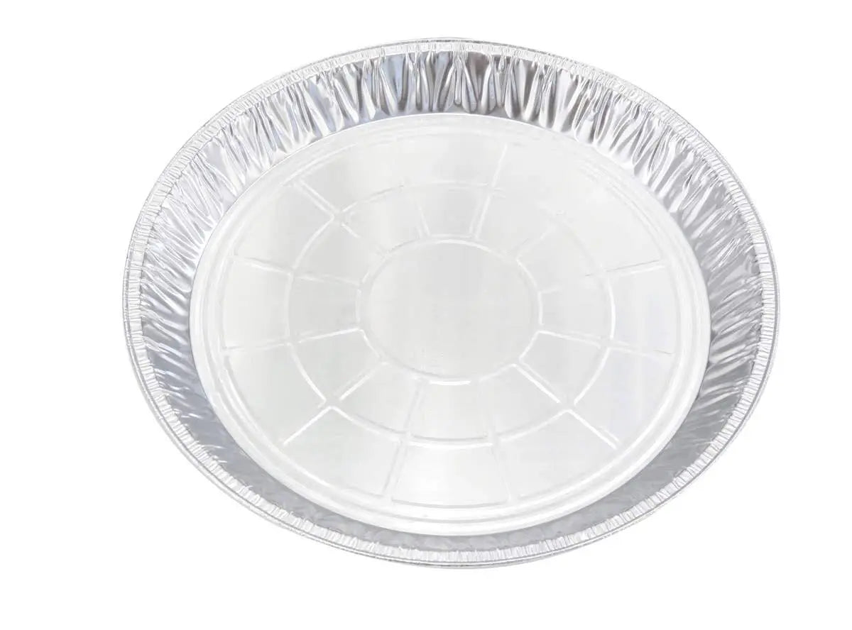 12" Shallow Disposable Aluminum Pie Pan - Case of 500 #1243 Wholesale Foil Pans