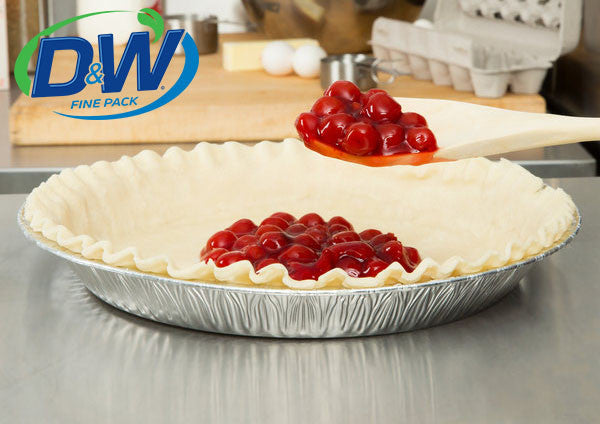 12" Disposable Aluminum Foil Pie Pan - Case of 500 - #1257 D & W Fine pack