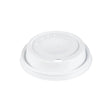Dart 6-12 oz. White HIPS Plastic Cappuccino Lid - Case of 1000 - #12EL Dart Container