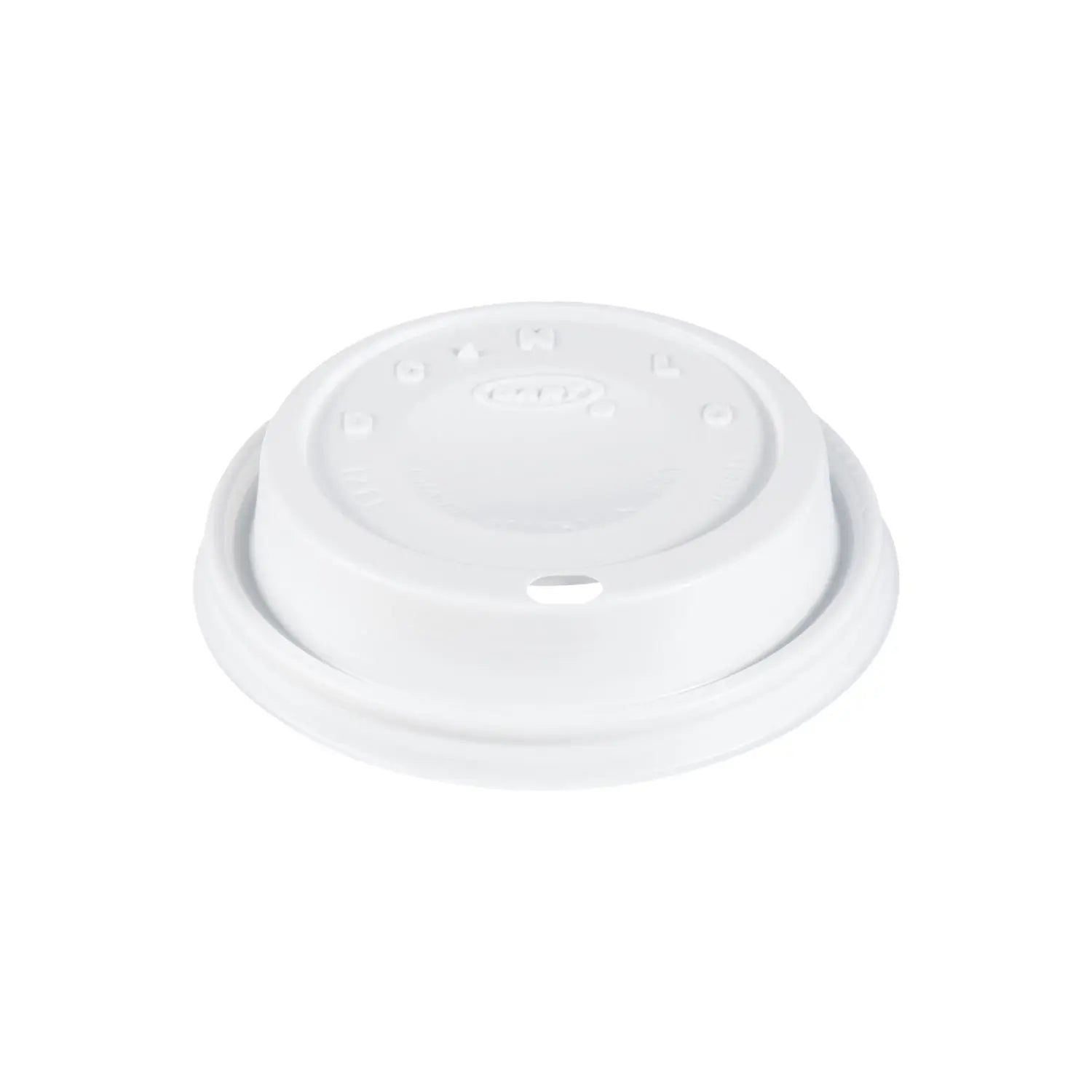Dart 6-12 oz. White HIPS Plastic Cappuccino Lid - Case of 1000 - #12EL Dart Container