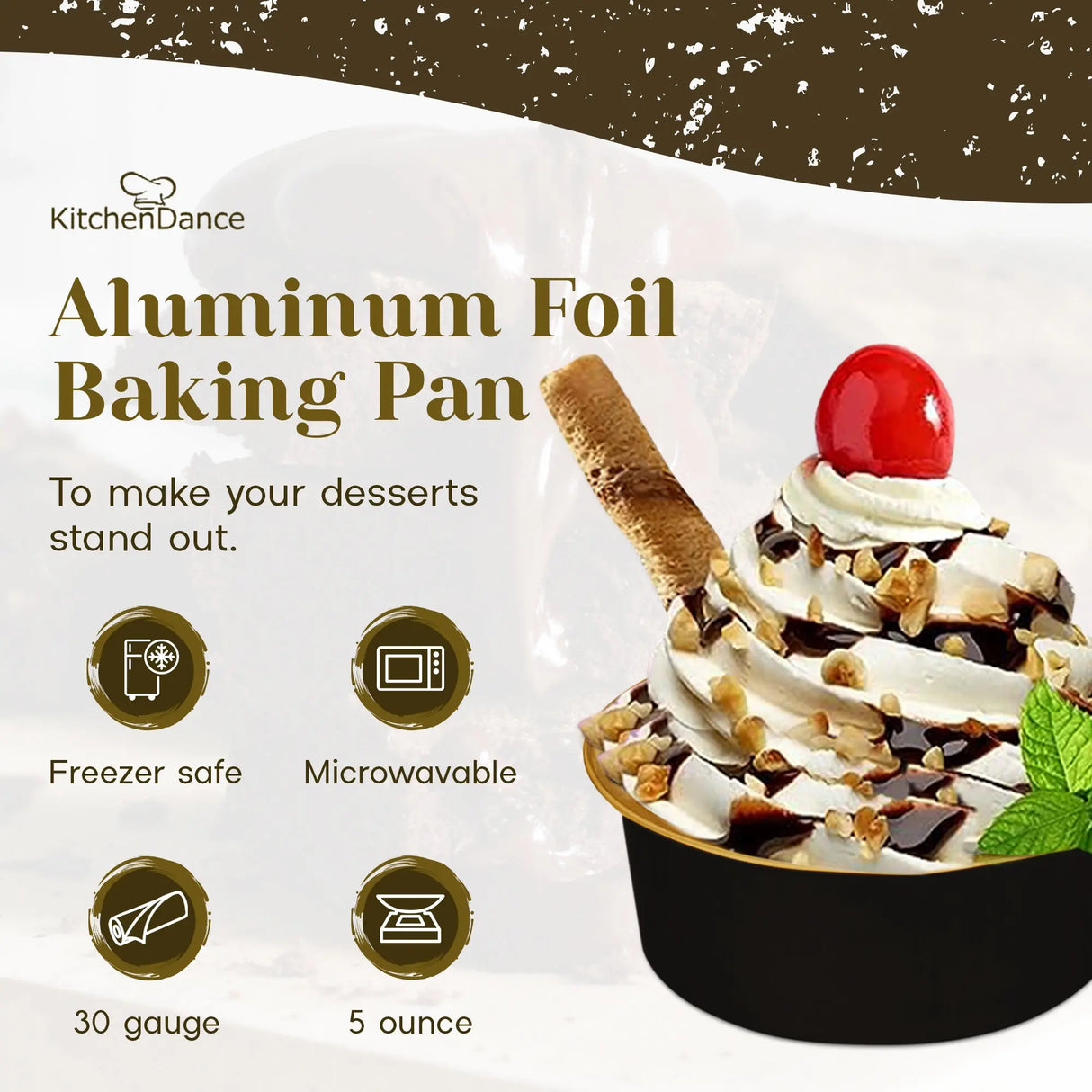 5 oz. Colored Disposable Aluminum Foil Cups - Case of 2000- #A41NL KitchenDance