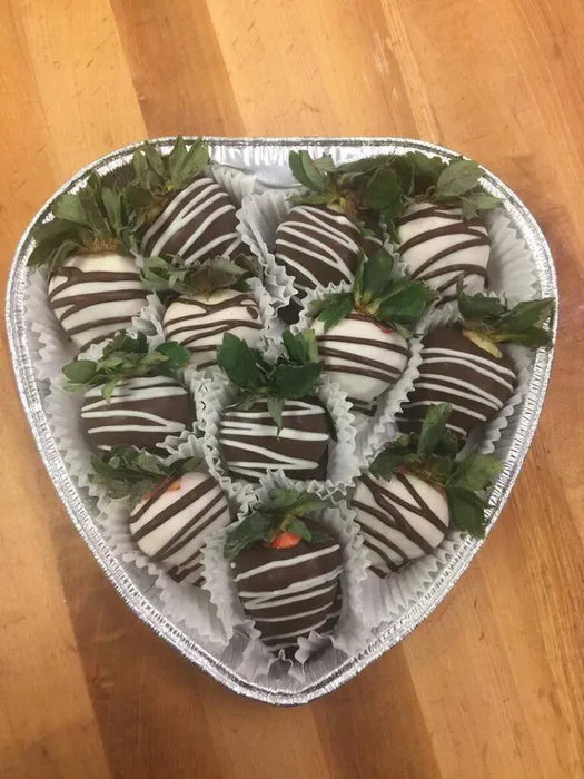 Bandeja para hornear desechable de papel de aluminio con forma de corazón - Caja de 100 - N.º 339