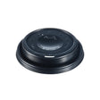 Dart 12-24 oz. Black HIPS Plastic Cappuccino Lid - Case of 1000 - #16ELBLK Dart