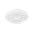 Dart 12-24 oz. Translucent HIPS Plastic Straw-Slotted Lid - Case of 1000 - #16SL Dart Container