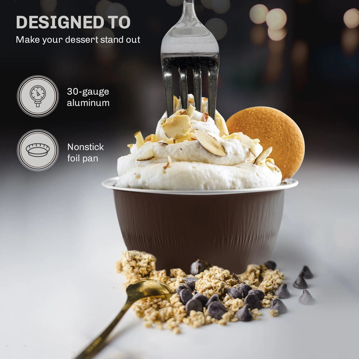 4 oz. Disposable Colored Aluminum Ramekins with Lids Case of 2000- #A50P KitchenDance