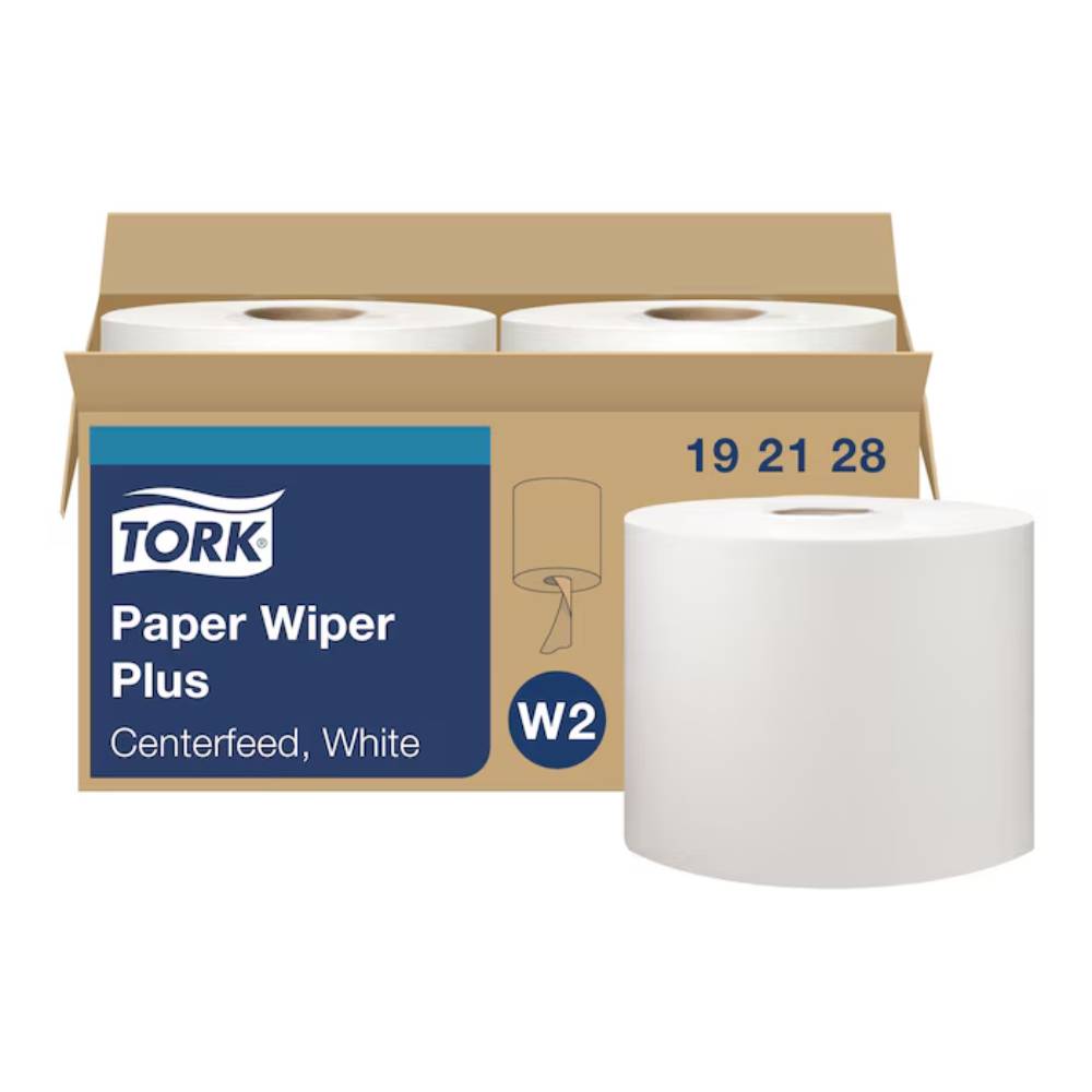 Tork 10 x 15 White 1-Ply Paper Wiper Plus - Case of 2 - #192128