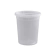 Tripack Deli Pro 32 oz. Round Microwavable Food Storage Deli Container With Lid Combo Pack - Case of 240 - #TD40032 Tripack Deli Pro