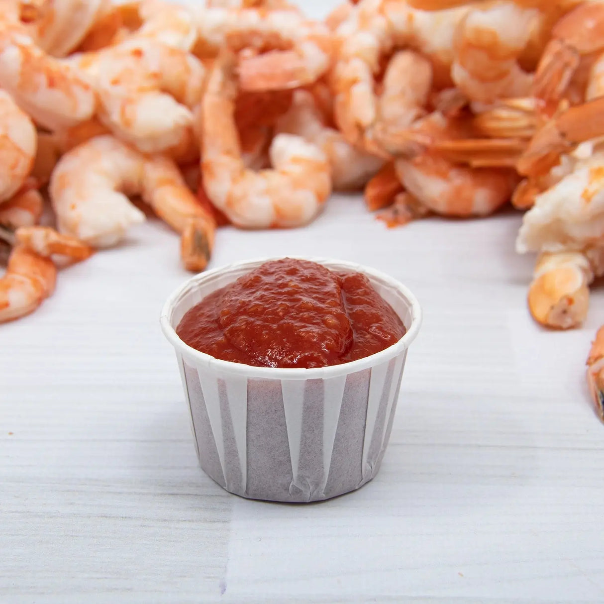 Dart ProPlanet 2 oz. White Squat Treated Paper Soufflé Cup - Count of 5000 - #200-2050 Dart Container