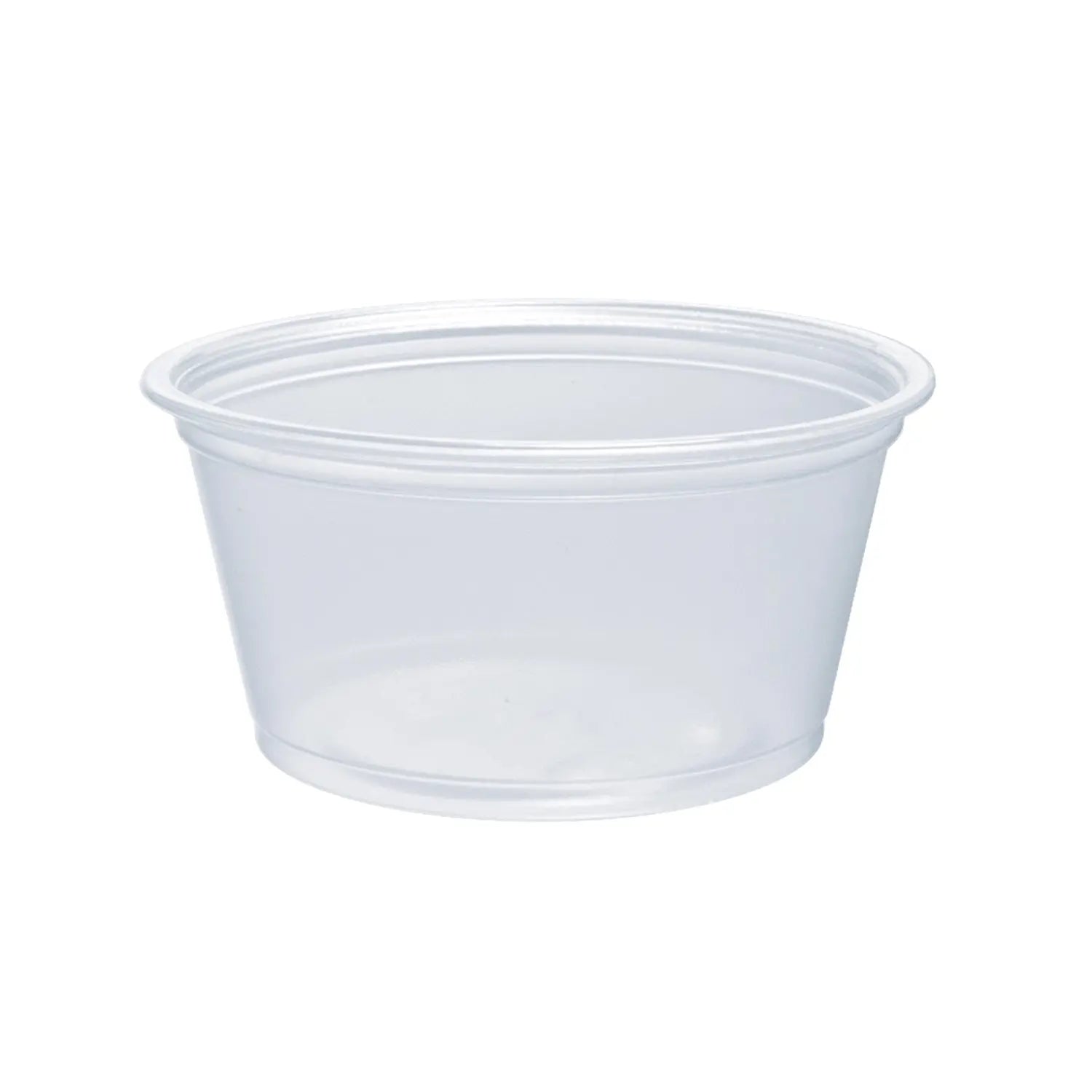 Dart 2 oz. Contact Clear PP Plastic Portion Container - Case of 2500 - #200PC Dart Container