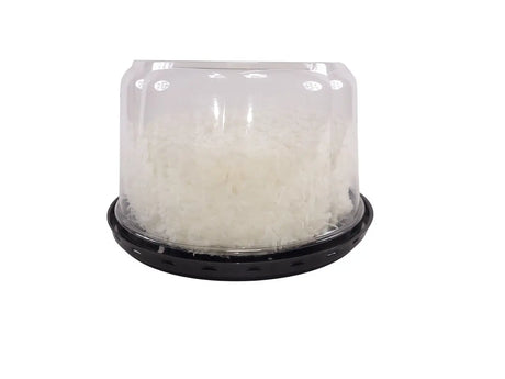 D & W Fine Pack 6" Cake Display Container - Case of 150 - #1793 D & W Fine pack