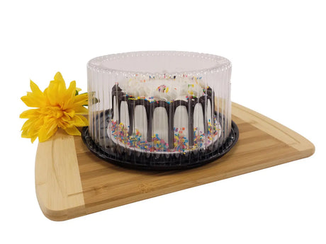 8" Cake  Container for 1 or 2 layers - Case of 160 - #WG22 D & W Fine pack