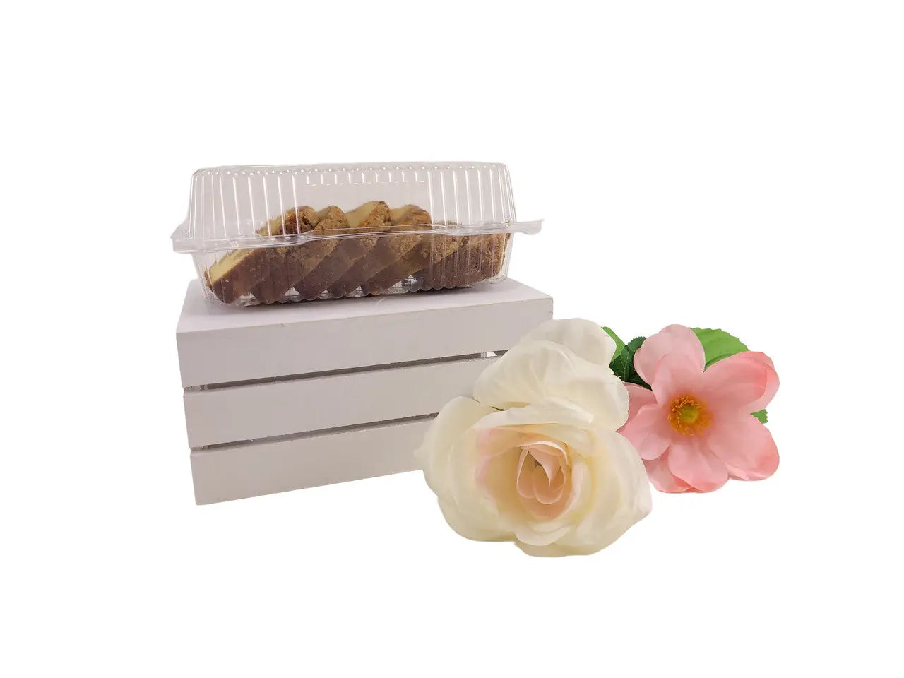 8" x 5" Plastic Hinged Bakery/Deli Container - Case of 250 - #CPC-395 Durable Packaging