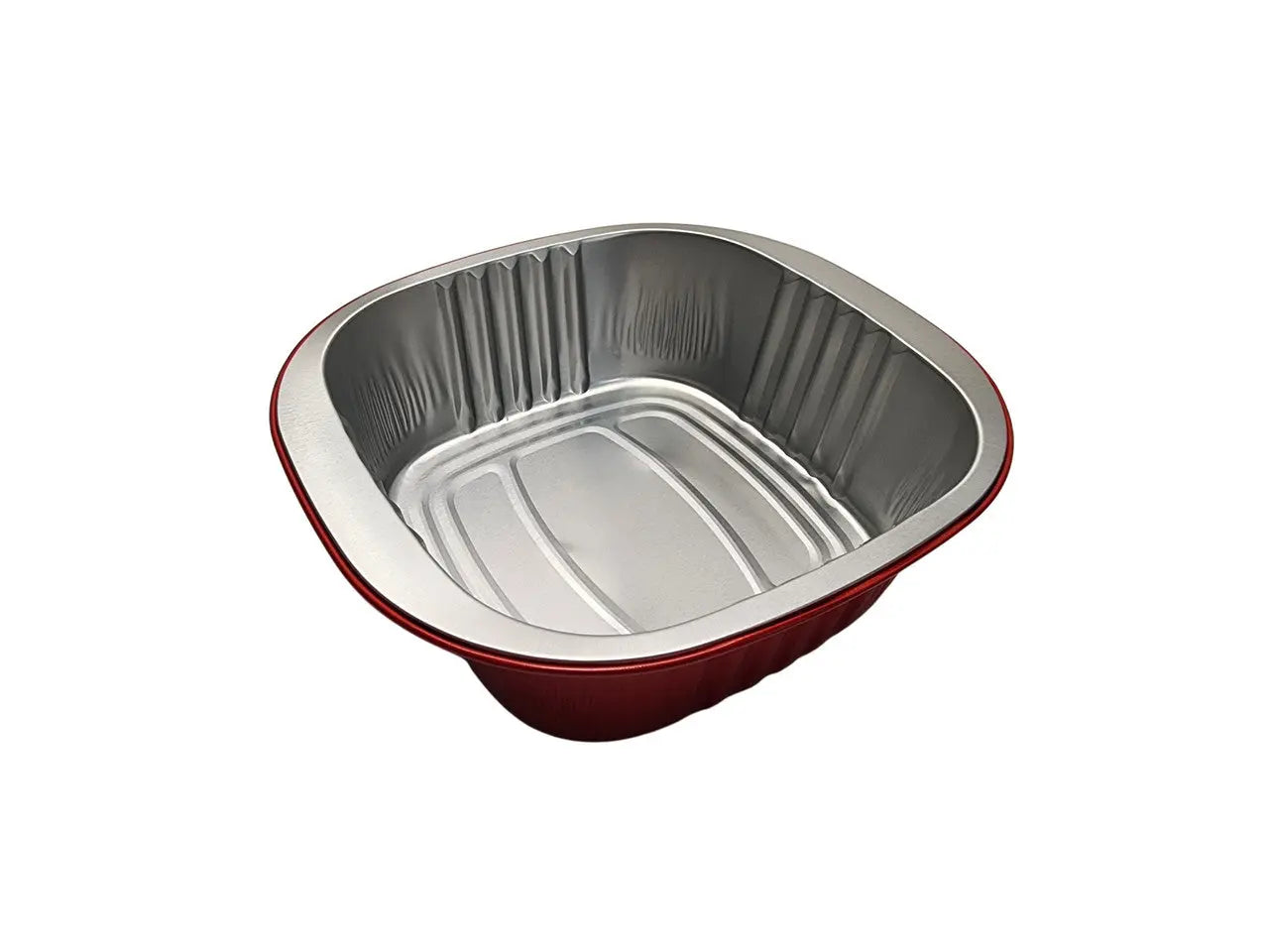 5" x 5" Heavy Aluminum Square Foil Pan - Case of 1000 - #A69NL KitchenDance