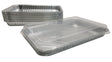 Quarter Sheet Cake Pan with Plastic Dome Lid - Case of 100 - #1200P Handi-Foil