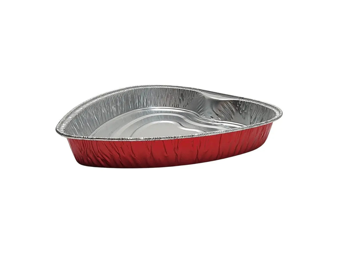 Disposable Heart Shaped Aluminum Foil Baking Pan - Case of 100 - #339 Handi-Foil