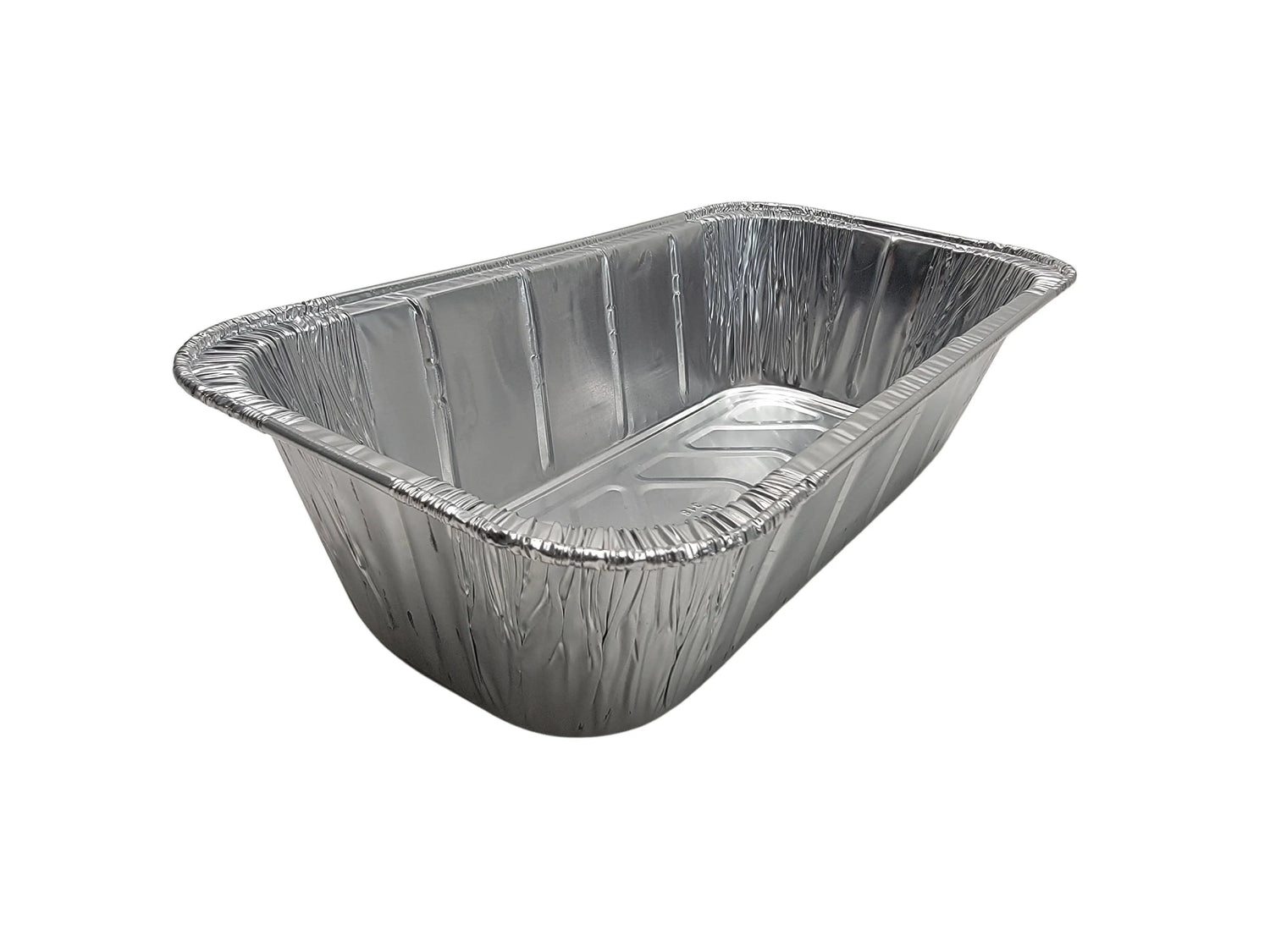 Disposable Foil 5 lb. Loaf Pan or ⅓ Size Steam Table - Case of 200- #5200 Handi-Foil