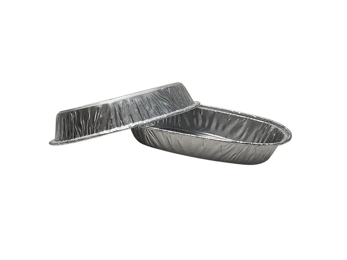 Small Disposable Aluminum Foil Potato Shell Pan - Case of 1000 - #8100 Durable Packaging