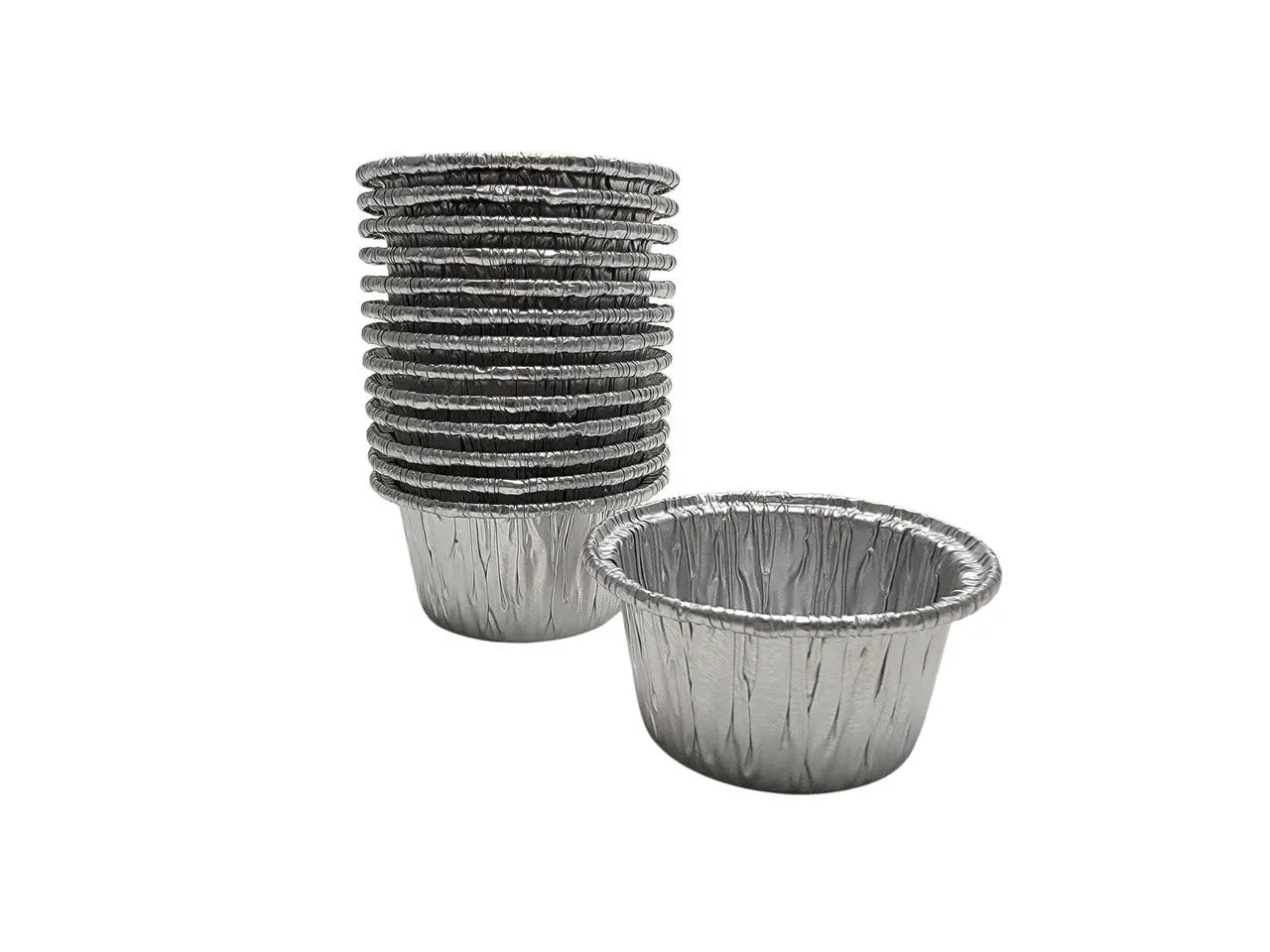 2 oz. Disposable  Aluminum Foil Cup - Case of 1000 - #S220 KitchenDance