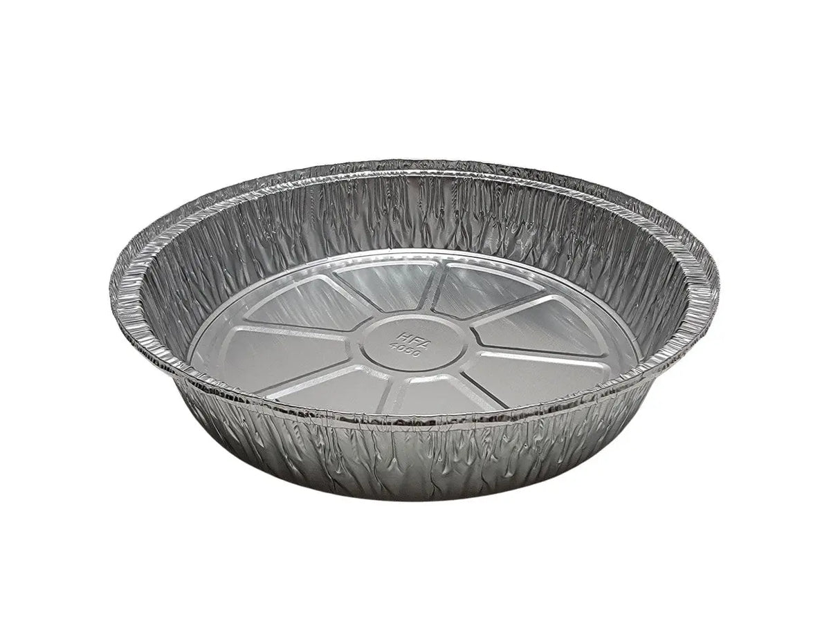 10" Round Carryout Pan with Plastic Lid Case of 250 - #260P Handi-Foil