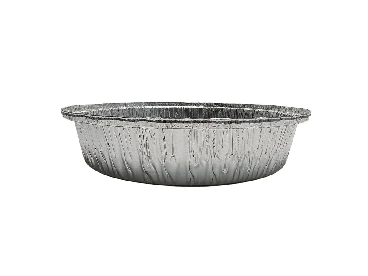 10" Round Carryout Pan with Plastic Lid Case of 250 - #260P Handi-Foil