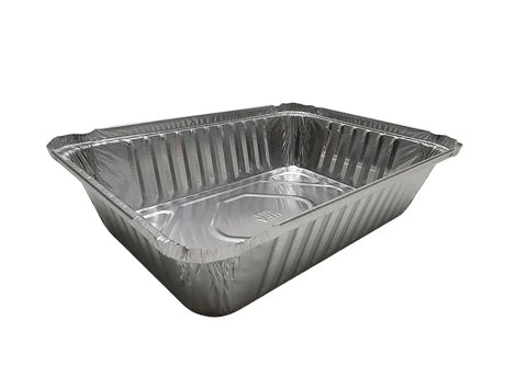 2¼ lb. Oblong Carryout Pan with Board Lid - Case of 500  #250L Handi-Foil