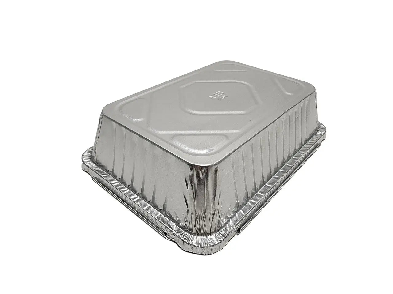 2¼ lb. Oblong Carryout Pan with Board Lid - Case of 500  #250L Handi-Foil