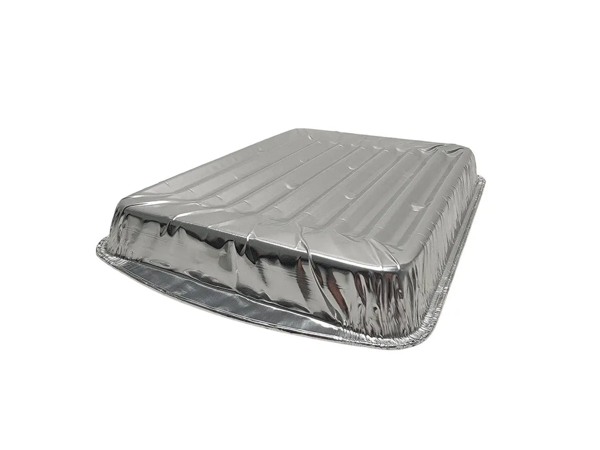 Large Disposable Aluminum Foil Broiler Pan - Case of 100 - #3000 Durable Packaging