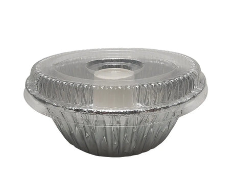 8" Angel Food Cake - Bundt Pan with Plastic Lid - Case of 100  #4060 D & W Fine pack