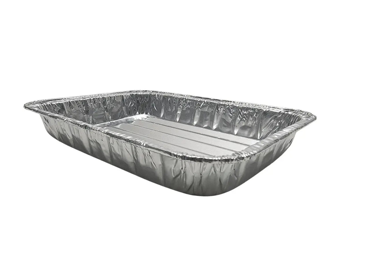 Small Aluminum Foil Broiler Pan - Case of 100 - #3200 Durable Packaging