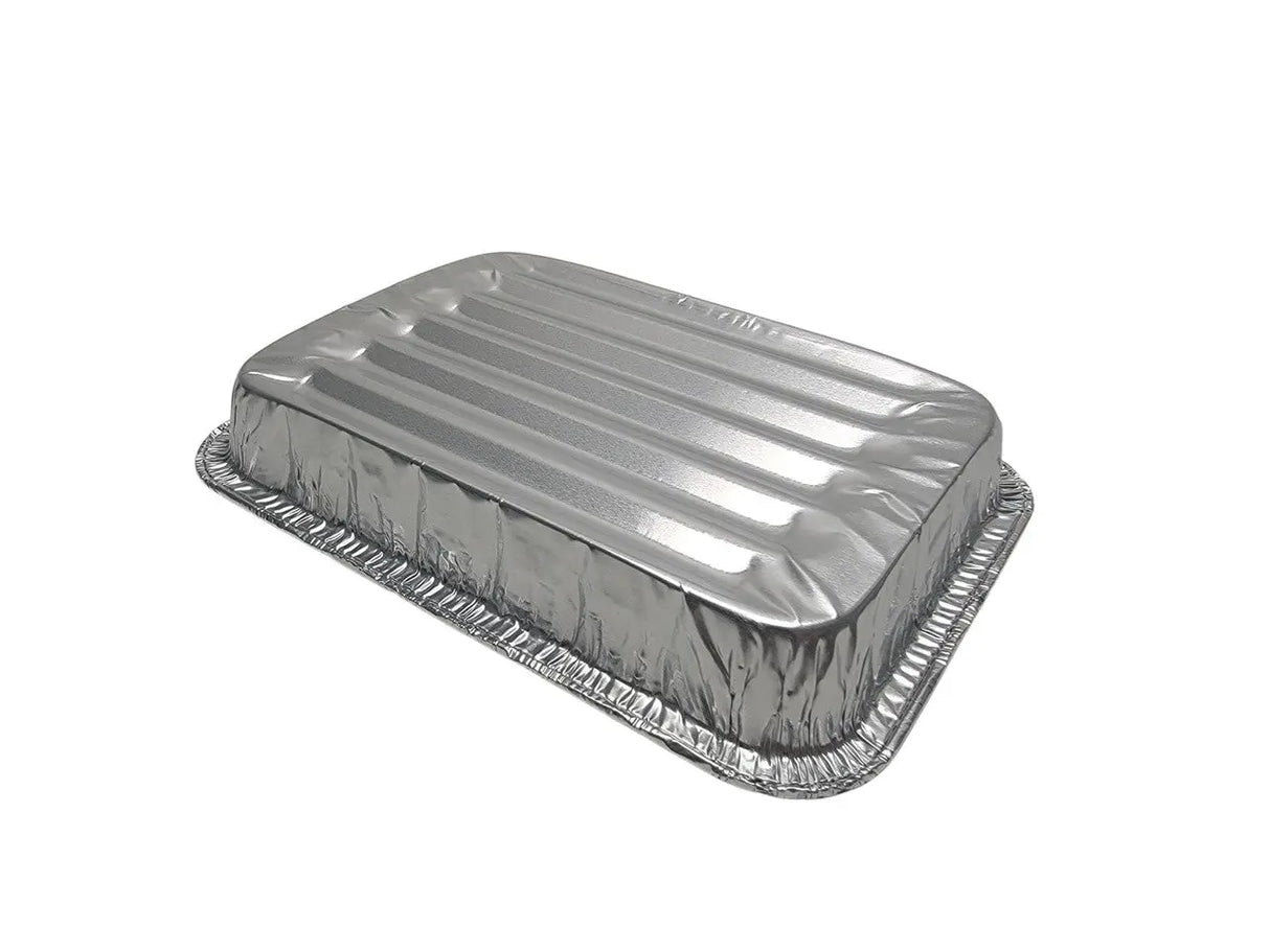 Small Aluminum Foil Broiler Pan - Case of 100 - #3200 Durable Packaging