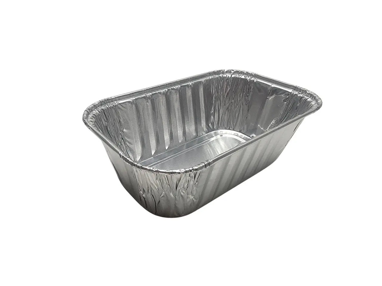 D & W Fine Pack 1 lb.  Aluminum Mini Loaf Pan - Case of 500  #15430 D & W Fine pack