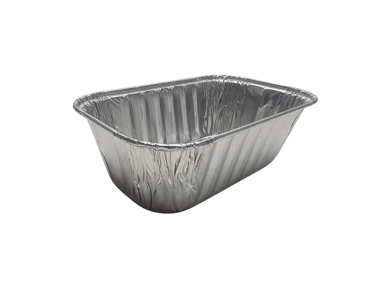 D & W Fine Pack 1 lb. Aluminum Mini Loaf Pan - Case of 500 #15430 D & W Fine pack