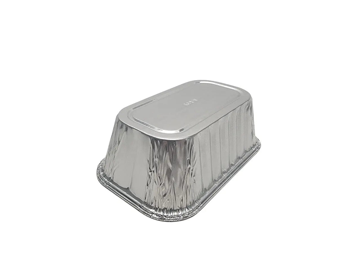 D & W Fine Pack 1 lb. Aluminum Mini Loaf Pan - Case of 500 #15430 D & W Fine pack