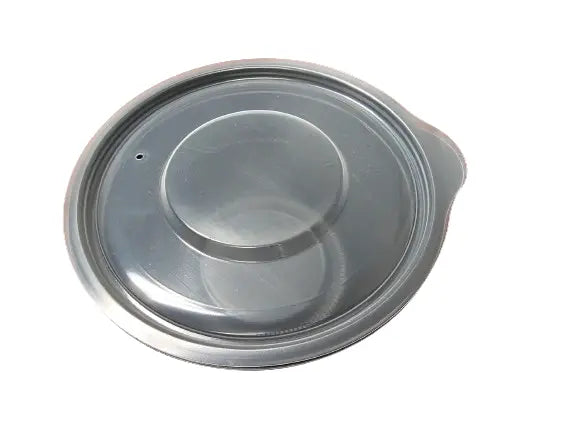 Cruiser® Bowl 5.8″ Round Black 24 oz. MFPP Medium Bowl w/ Lid Combo - Case of 624 D & W Fine pack